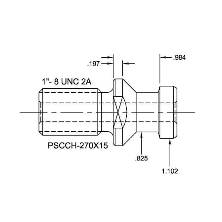 Tj Davies Co Coolant Through Retention Knob PSCCH-270X15